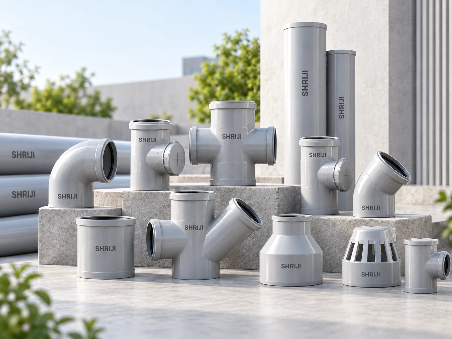 Drainage, Sewerage & Underground Municipal Sanitation — SHRIJI SWR & DWC Pipe Systems