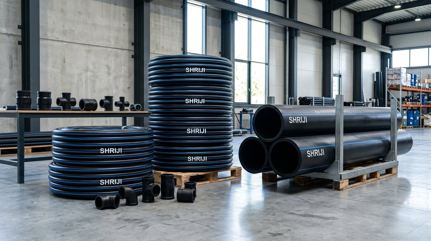 Butt-fusion welding of large-diameter PE-100 black HDPE water transmission pipes