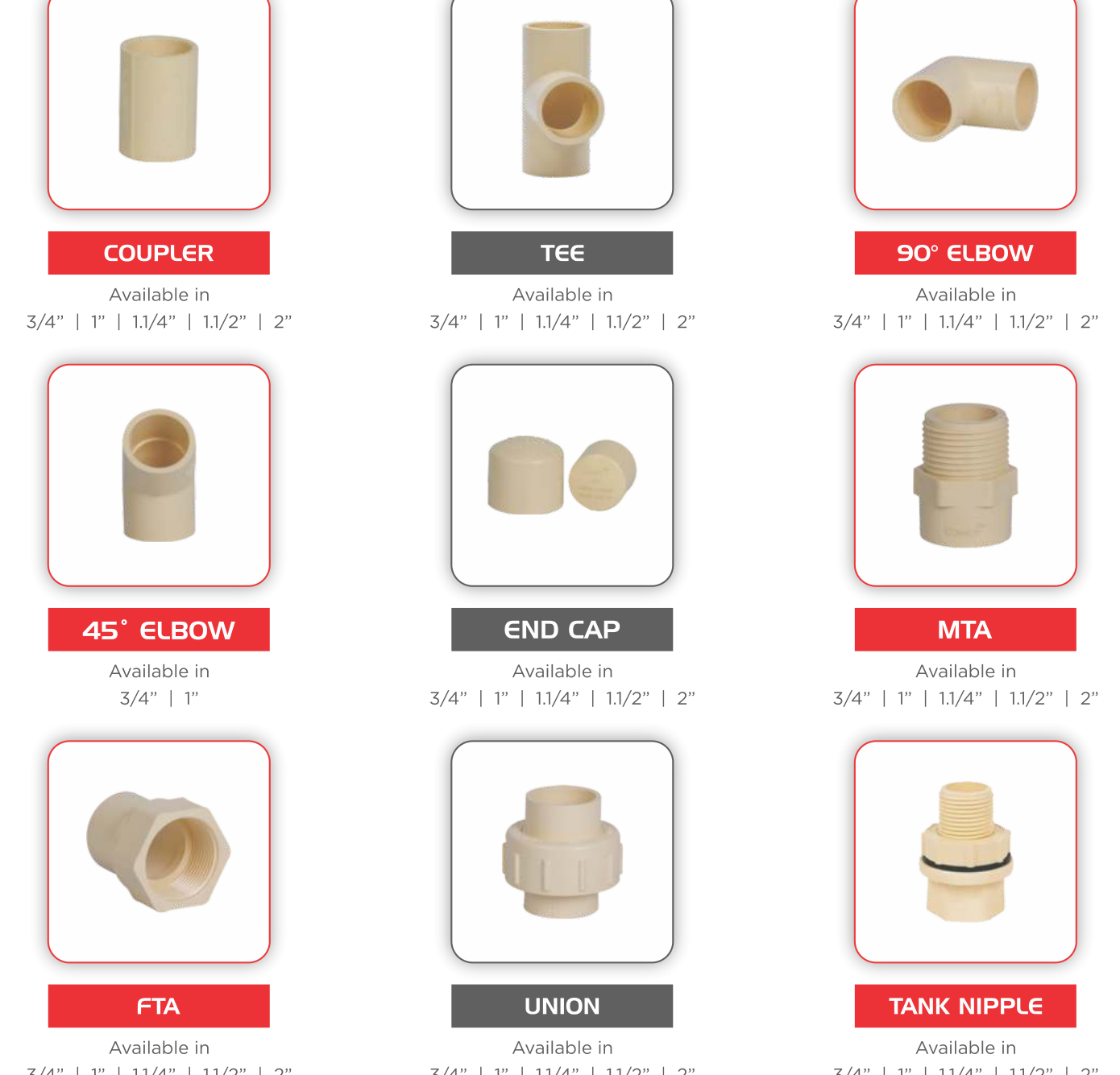 CPVC Pipes and Fittings